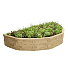 Semicircular Raised Bed / 3 x 1.502 x 0.45m