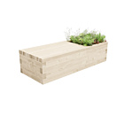 Contemporary Timber Planter Bench / 1.875 x 0.75 x 0.45m