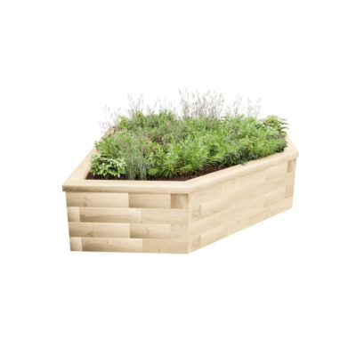 Corner Raised Bed 45° / 1.125 x 1.125 x 0.55m
