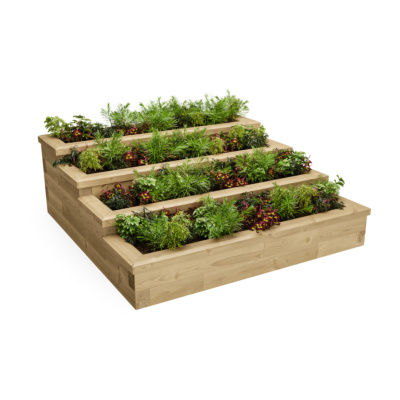 Stepped Herb Garden / 1.5 x 1.5 x 0.55m