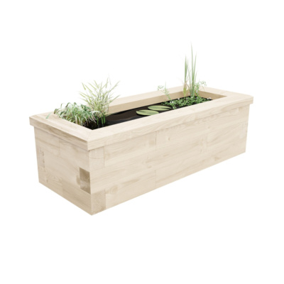 Small Wooden Pond Kit / 1.125 x 0.45 x 0.35m